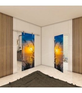 Ganzglastür - Fotoprint Model 283 für ein modernes Zuhause