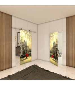 Ganzglastür - Fotoprint Model 285 für ein modernes Zuhause