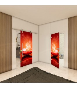 Ganzglastür - Fotoprint Model 286 für ein modernes Zuhause