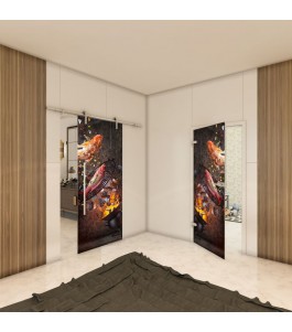 Ganzglastür - Fotoprint Model 287 für ein modernes Zuhause