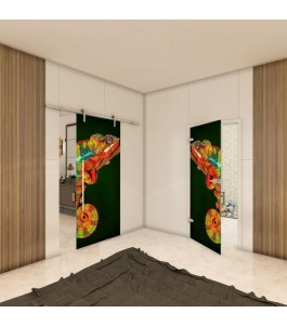 Ganzglastür - Fotoprint Model 296 für ein modernes Zuhause