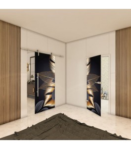 Ganzglastür - Fotoprint Model 304 für ein modernes Zuhause