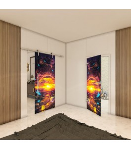 Ganzglastür - Fotoprint Model 325 für ein modernes Zuhause