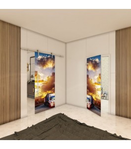 Ganzglastür - Fotoprint Model 328 für ein modernes Zuhause