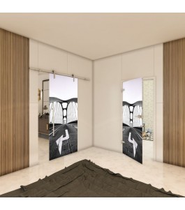 Ganzglastür - Fotoprint Model 330 für ein modernes Zuhause