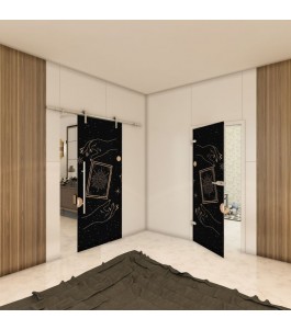 Ganzglastür - Fotoprint Model 342 für ein modernes Zuhause