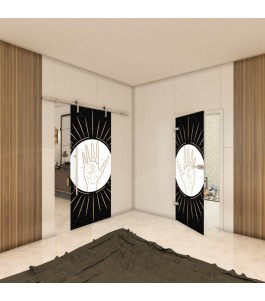 Ganzglastür - Fotoprint Model 343 für ein modernes Zuhause