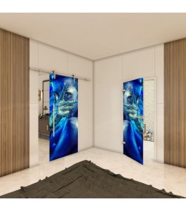 Ganzglastür - Fotoprint Model 351 für ein modernes Zuhause