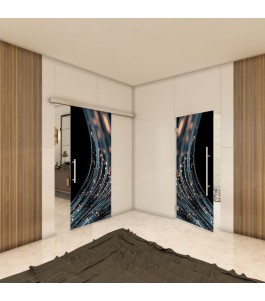 Pendeltür - Fotoprint Model 33 für ein modernes Zuhause