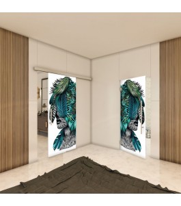 Pendeltür - Fotoprint Model 80 für ein modernes Zuhause
