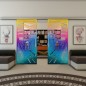 Glasschiebetür SLIM-LINE - Fineprint Modell 133 Verlauf auf Klarglas Glasschiebetür SLIM-LINE - Fineprint Modell 133 Verlauf auf Klarglas