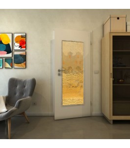 Lichtausschnitt - Fineprint Model 015 Gold auf Klarglas