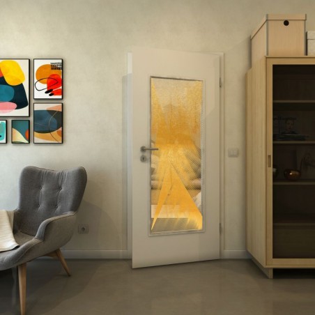 Lichtausschnitt - Fineprint Model 026 Gold auf Klarglas