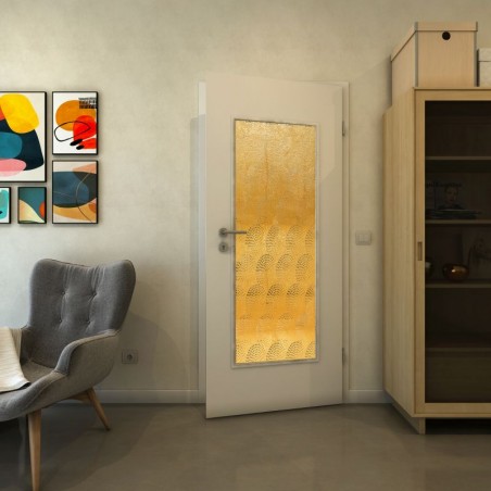 Lichtausschnitt - Fineprint Model 029 Gold auf Klarglas
