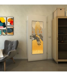 Lichtausschnitt - Fineprint Model 124 Gold auf Klarglas