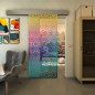 Glasschiebetür ECO-LINE - Fineprint Modell 143 Verlauf auf Klarglas Glasschiebetür ECO-LINE - Fineprint Modell 143 Verlauf auf Klarglas