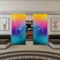Glasschiebetür ECO-LINE - Fineprint Modell 120 Verlauf auf Klarglas Glasschiebetür ECO-LINE - Fineprint Modell 120 Verlauf auf Klarglas