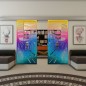 Glasschiebetür ECO-LINE - Fineprint Modell 133 Verlauf auf Klarglas Glasschiebetür ECO-LINE - Fineprint Modell 133 Verlauf auf Klarglas
