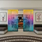 Glasschiebetür ECO-LINE - Fineprint Modell 153 Verlauf auf Klarglas Glasschiebetür ECO-LINE - Fineprint Modell 153 Verlauf auf Klarglas