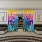 Glasschiebetür ECO-LINE - Fineprint Modell 175 Verlauf auf Klarglas Glasschiebetür ECO-LINE - Fineprint Modell 175 Verlauf auf Klarglas
