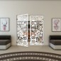 Pendeltür - Fineprint Modell 149 Weiss auf Klarglas Pendeltür - Fineprint Modell 149 Weiss auf Klarglas