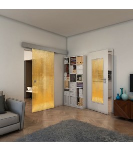 Lichtausschnitt - Fineprint Model 025 Gold auf Klarglas