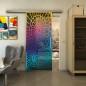 Glasschiebetür SLIM-LINE - Fineprint Modell 188 Verlauf auf Grauglas Glasschiebetür SLIM-LINE - Fineprint Modell 188 Verlauf auf Grauglas