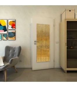 Lichtausschnitt - Fineprint Model 032 Gold auf Grauglas