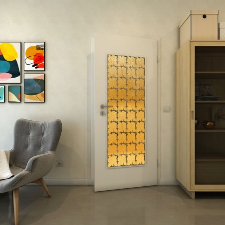 Lichtausschnitt - Fineprint Model 033 Gold auf Grauglas
