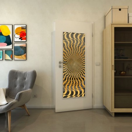 Lichtausschnitt - Fineprint Model 044 Gold auf Grauglas