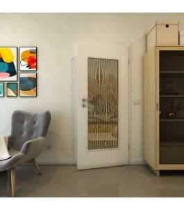 Lichtausschnitt - Fineprint Model 060 Gold auf Grauglas