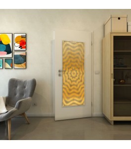 Lichtausschnitt - Fineprint Model 064 Gold auf Grauglas