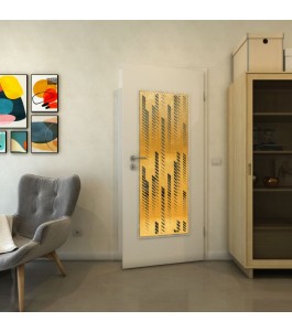 Lichtausschnitt - Fineprint Model 067 Gold auf Grauglas