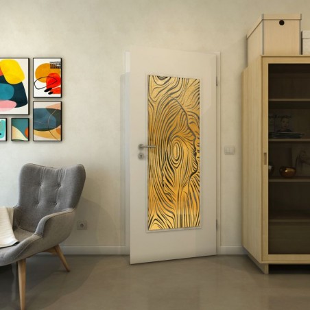 Lichtausschnitt - Fineprint Model 074 Gold auf Grauglas