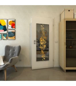 Lichtausschnitt - Fineprint Model 085 Gold auf Grauglas
