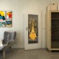 Lichtausschnitt - Fineprint Modell 114 Gold auf Grauglas