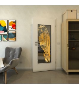 Lichtausschnitt - Fineprint Model 122 Gold auf Grauglas