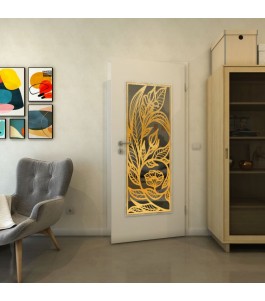 Lichtausschnitt - Fineprint Model 196 Gold auf Grauglas