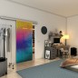 Glasschiebetür SLIM-LINE - Fineprint Modell 193 Verlauf auf Grauglas Glasschiebetür SLIM-LINE - Fineprint Modell 193 Verlauf auf Grauglas