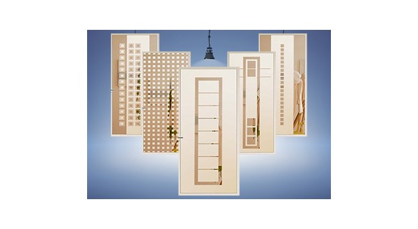 Lichtausschnitte Sandgestrahlte Geometrische-Motive