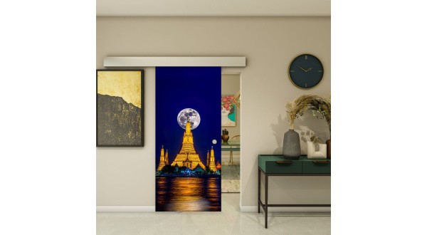 Glasschiebetüren FOTOPRINT Eco-Line Stadt