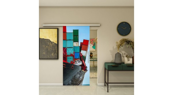 Glasschiebetüren FOTOPRINT Slim-Line Wirtschaft