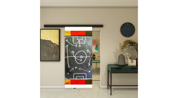 Glasschiebetüren FOTOPRINT Black-Line Sport
