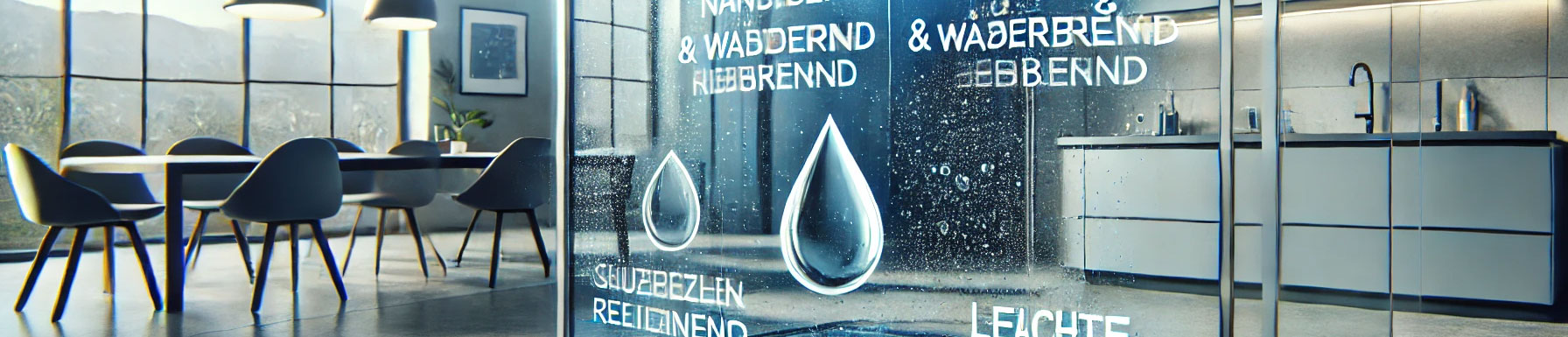 Glastür mit Nanoversiegelung - 1 Glastür mit Nanoversiegelung - 1