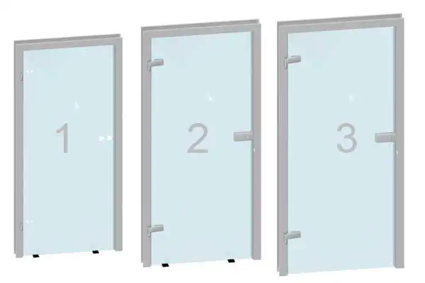 Montagehinweise für Glastüren - 1 Montagehinweise für Glastüren - 1