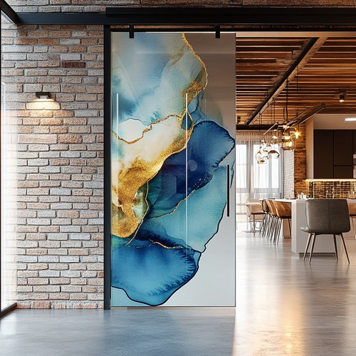 Fotoprint Glasschiebetüren in einzigartigem Design