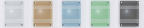 Buntglas für Glastüren